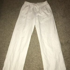 White Linen pants